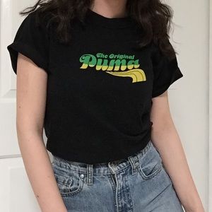 Black, Yellow and Green Puma Graphic Tee!